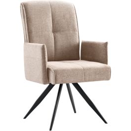 Eetkamerstoel Brooks draaibaar beige