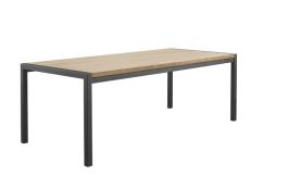 Eettafel Mantera 190x90 cm rechthoekig lichtbruin