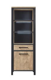 Boekenkast Mendiga (linksdraaiend) met verlichting