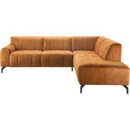 Hoekbank rechts Aleja bruin basic comfort