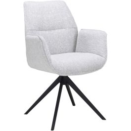 Eetkamerstoel Otero draaibaar grijs