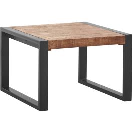 Bijzettafel Newhaven mangohout 60 cm vierkant