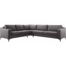 Hoekbank links Creon antraciet premium comfort