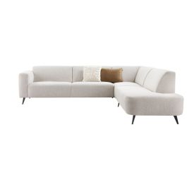 Hoekbank rechts Micco grijs premium comfort