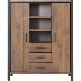 Opbergkast Mantera 170x139x48 cm donkerbruin