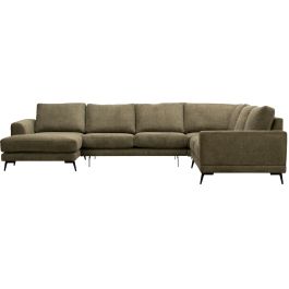 Hoekbank rechts Flandria donkergroen supreme comfort