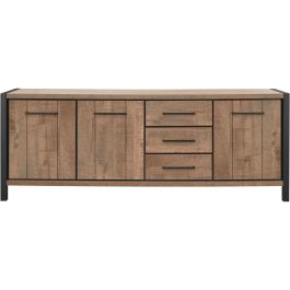 Dressoir Mantera 80x236x48 cm donkerbruin