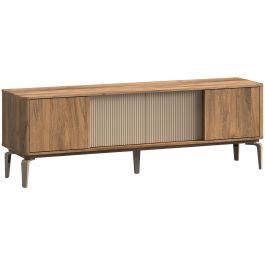 Tv-meubel Lodetto 184 cm deuren champagnekleur