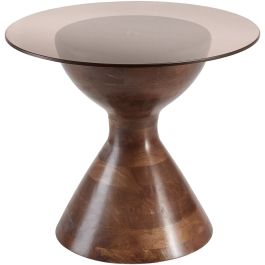Bijzettafel Aboni mangohout 57 cm rond