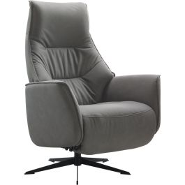 Relaxfauteuil Clay medium microvezel antraciet