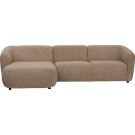 Hoekbank links Harper bruin basic comfort