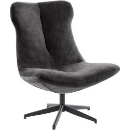 Draaifauteuil Inala antraciet