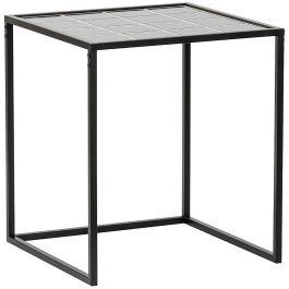 Bijzettafel Ciney 44 cm vierkant zwart