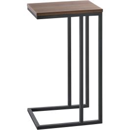 Bijzettafel Budrio donkerbruin 31x41 cm rechthoekig