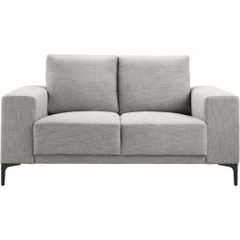 2 zitsbank Clanton grijs basic comfort