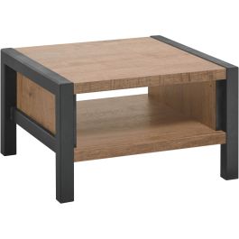 Bijzettafel Mantera donkerbruin 67x67 cm vierkant