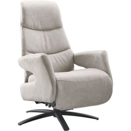 Relaxfauteuil Tolgia medium microleder grijs