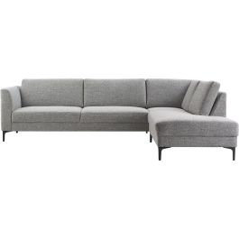 Hoekbank rechts Gulnare grijs basic comfort
