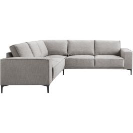 Hoekbank links Calira grijs basic comfort