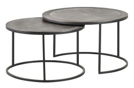 Bijzettafelset Salento silver antique