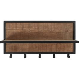 Kapstok Kinura mangohout 5 haken 70 cm breed