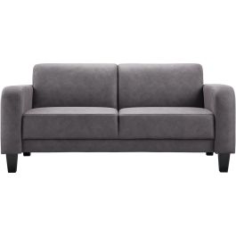 2,5 zitsbank Mills grijs basic comfort