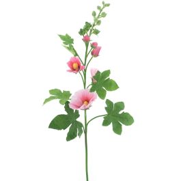 Kunstbloem Alcea roze