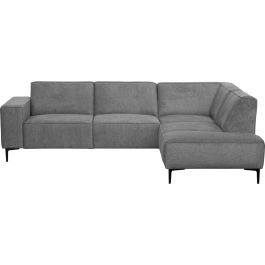Hoekbank rechts Almsta grijs basic comfort