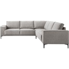 Hoekbank rechts Calira grijs basic comfort