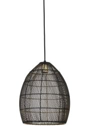 Hanglamp Merrit 30x37 cm zwart