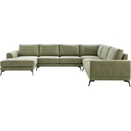 Hoekbank rechts Flandria groen basic comfort