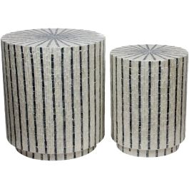 Bijzettafelset Brody 47 en 35 cm rond