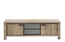 MORTARA TV-meubel 2dr/1gl.dr mel. dark brown