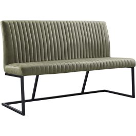 Eetkamerbank Pareda 160 cm groen
