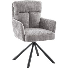 Eetkamerstoel Dixson draaibaar taupe