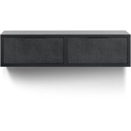 TV-meubel Verdio zwevend 127 cm zwart