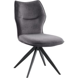 Eetkamerstoel Oviedio draaibaar antraciet