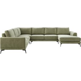 Hoekbank links Flandria groen supreme comfort