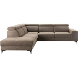 Hoekbank links Ixonia grijs basic comfort