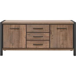 Dressoir Mantera 80x180x48 cm donkerbruin