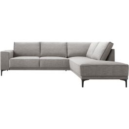 Hoekbank rechts Calira grijs basic comfort