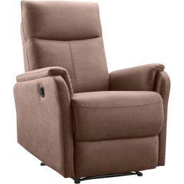 Relaxfauteuil Manteo elektrisch taupe medium