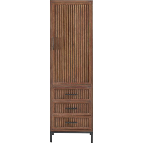 Opbergkast Maverna 190x57x40 cm bruin