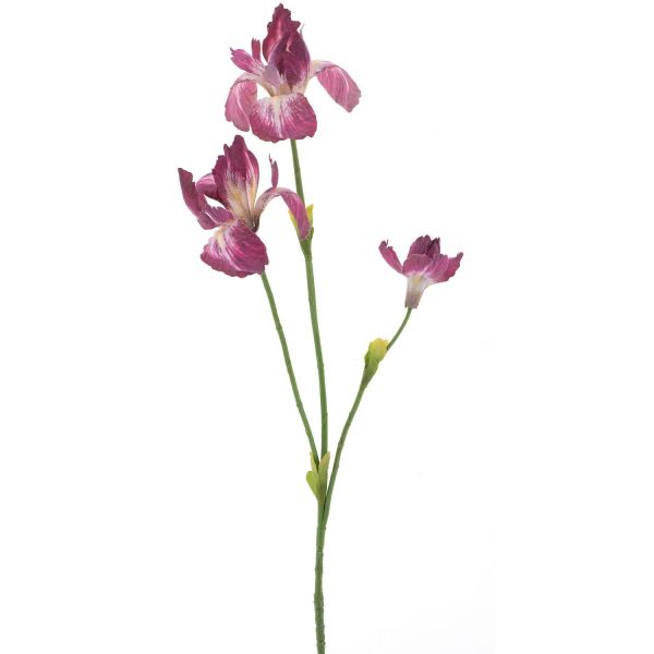 Kunstbloem Iris roze