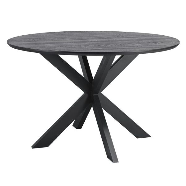 Eettafel rond Walden 74x130cm zwart