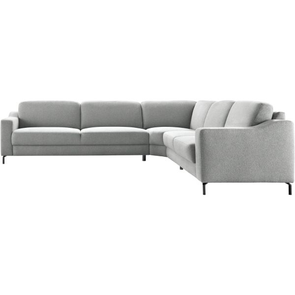 Hoekbank rechts Mirtho grijs supreme comfort