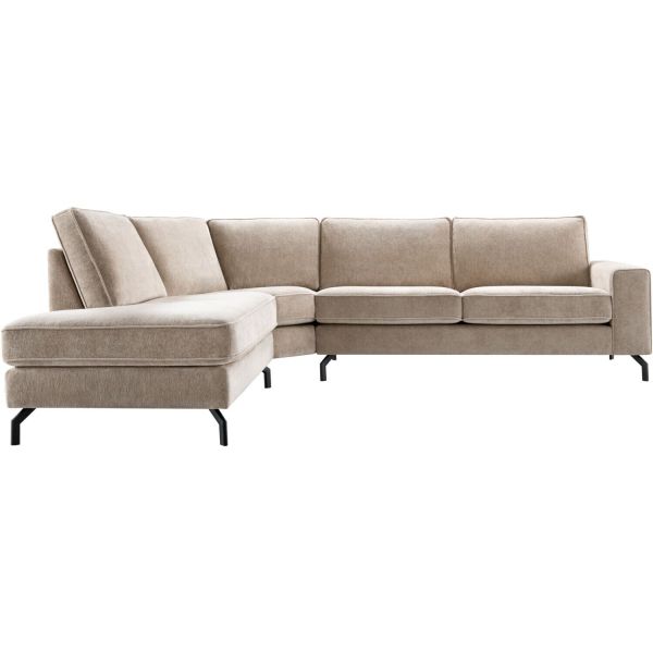 Hoekbank links Totham taupe excellent comfort