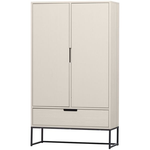 Opbergkast Woood Silas 149x85x36 cm beige