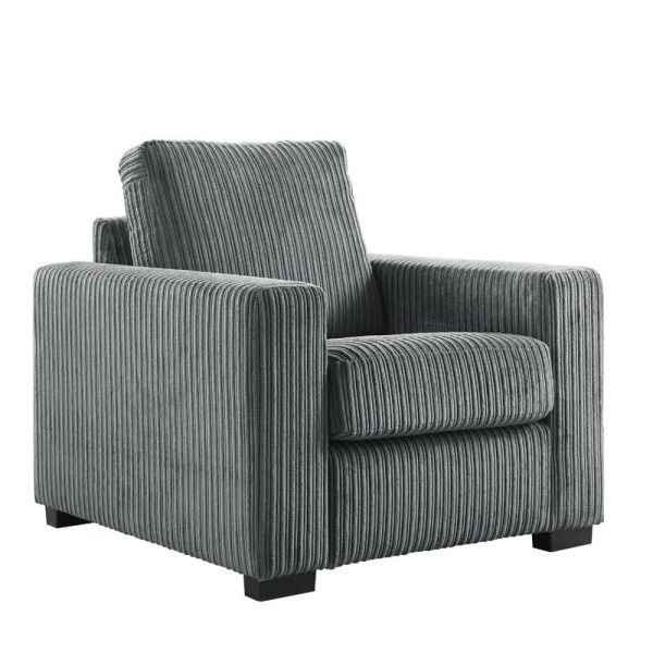 Fauteuil Pomasi + HR-schuim zitting charcoal