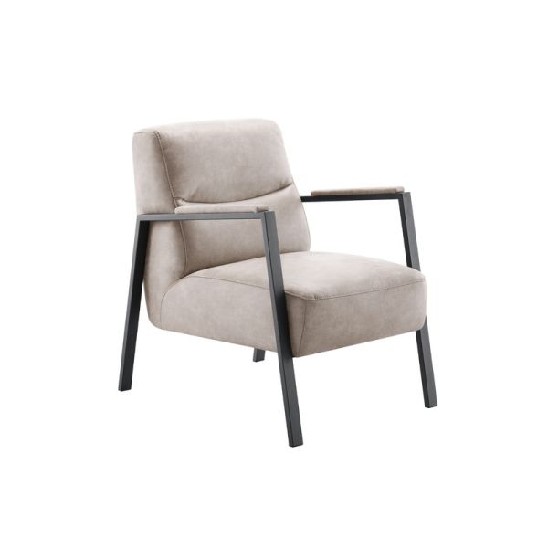 Fauteuil Safira lichtbruin